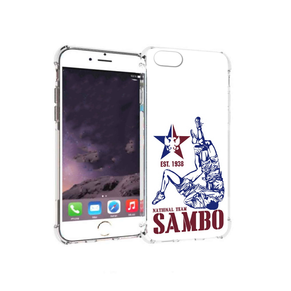 

Чехол MyPads Tocco для Apple iPhone 6 единоборства самбо (PT54043.605.344), Прозрачный, Tocco