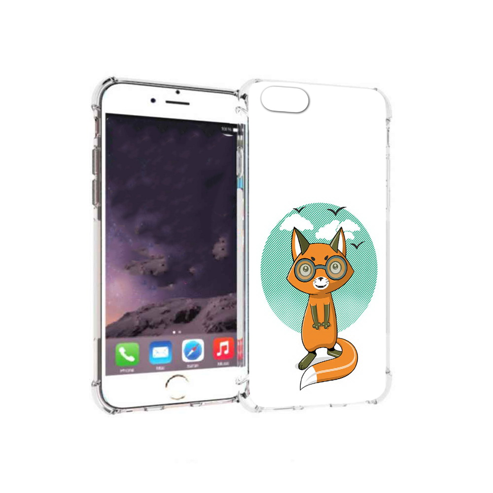 

Чехол MyPads Tocco для Apple iPhone 6 задумчивая лиса (PT54043.605.348), Прозрачный, Tocco
