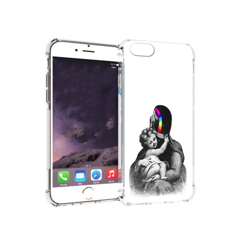 

Чехол MyPads Tocco для Apple iPhone 6 защитник в шлеме (PT54043.605.350), Прозрачный, Tocco