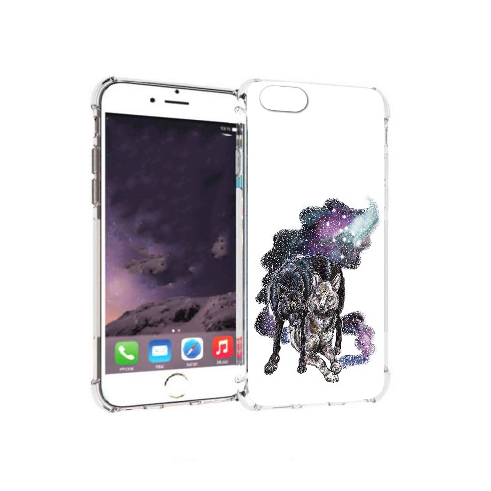 

Чехол MyPads Tocco для Apple iPhone 6 звездные волки (PT54043.605.352), Прозрачный, Tocco