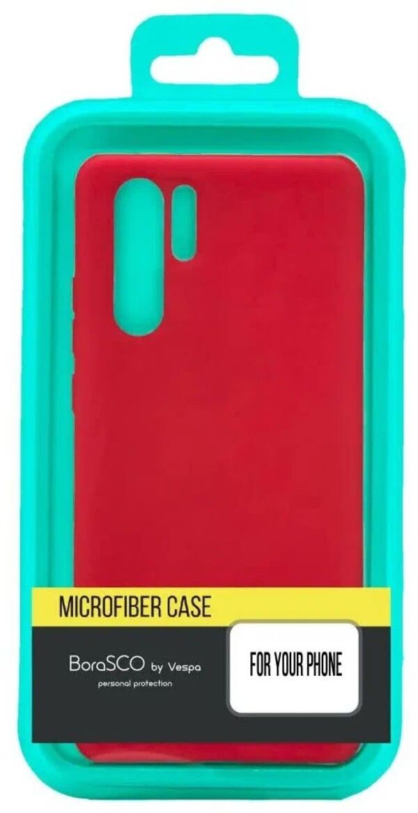 Чехол BoraSCO Microfiber Case для (A013) Galaxy A01 Core красный