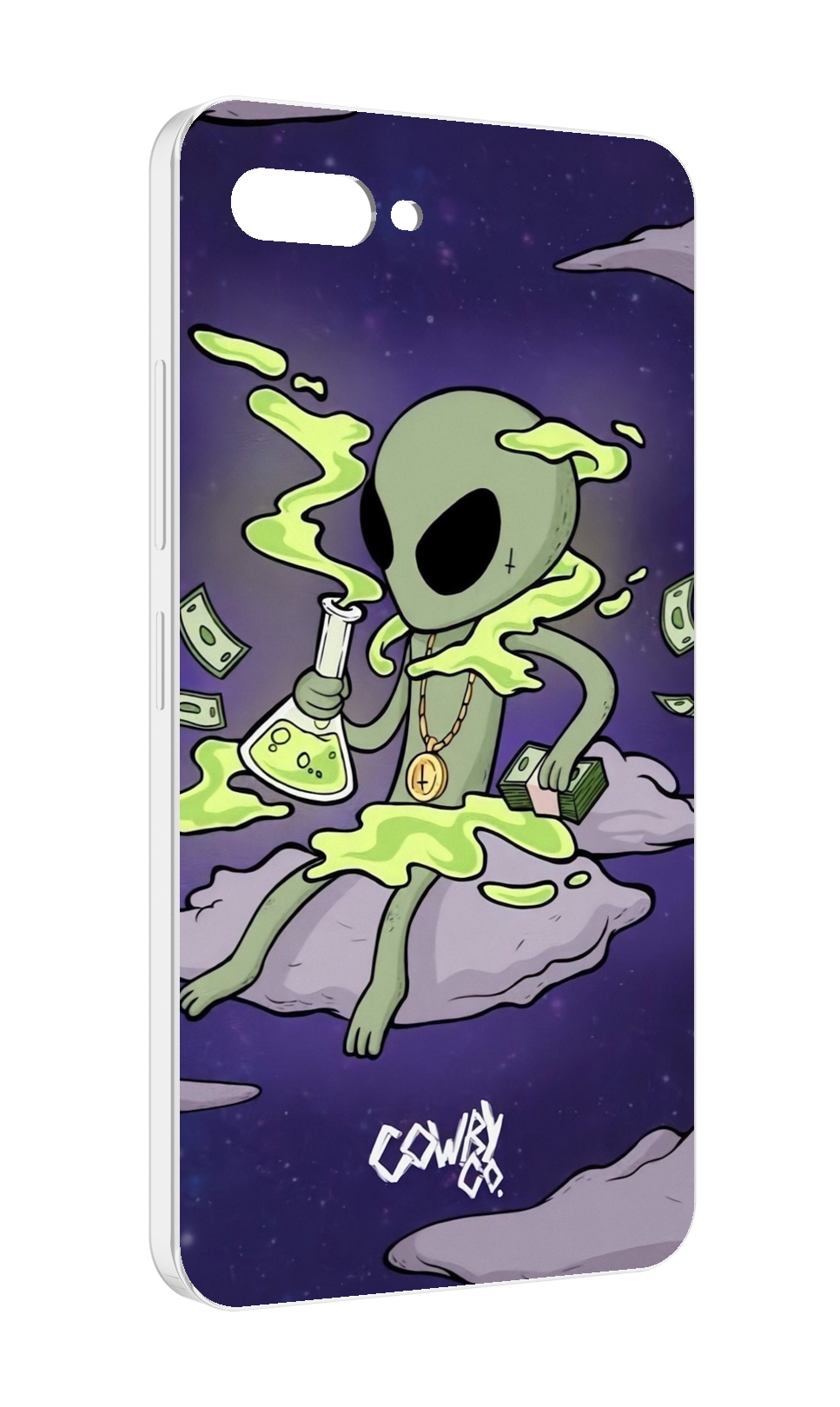 

Чехол MyPads токсичный инопланетянин для ITEL A25 / ITEL A25 Pro / ITEL A35, Прозрачный, Tocco