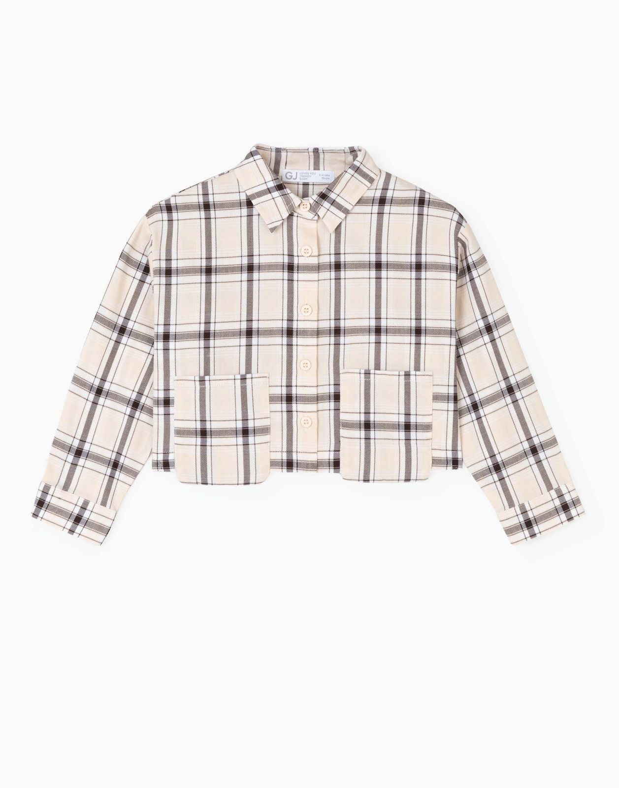 

Рубашка для девочки Gloria Jeans GWT004412 бежевый/разноцветный 2-4г/104, GWT004412