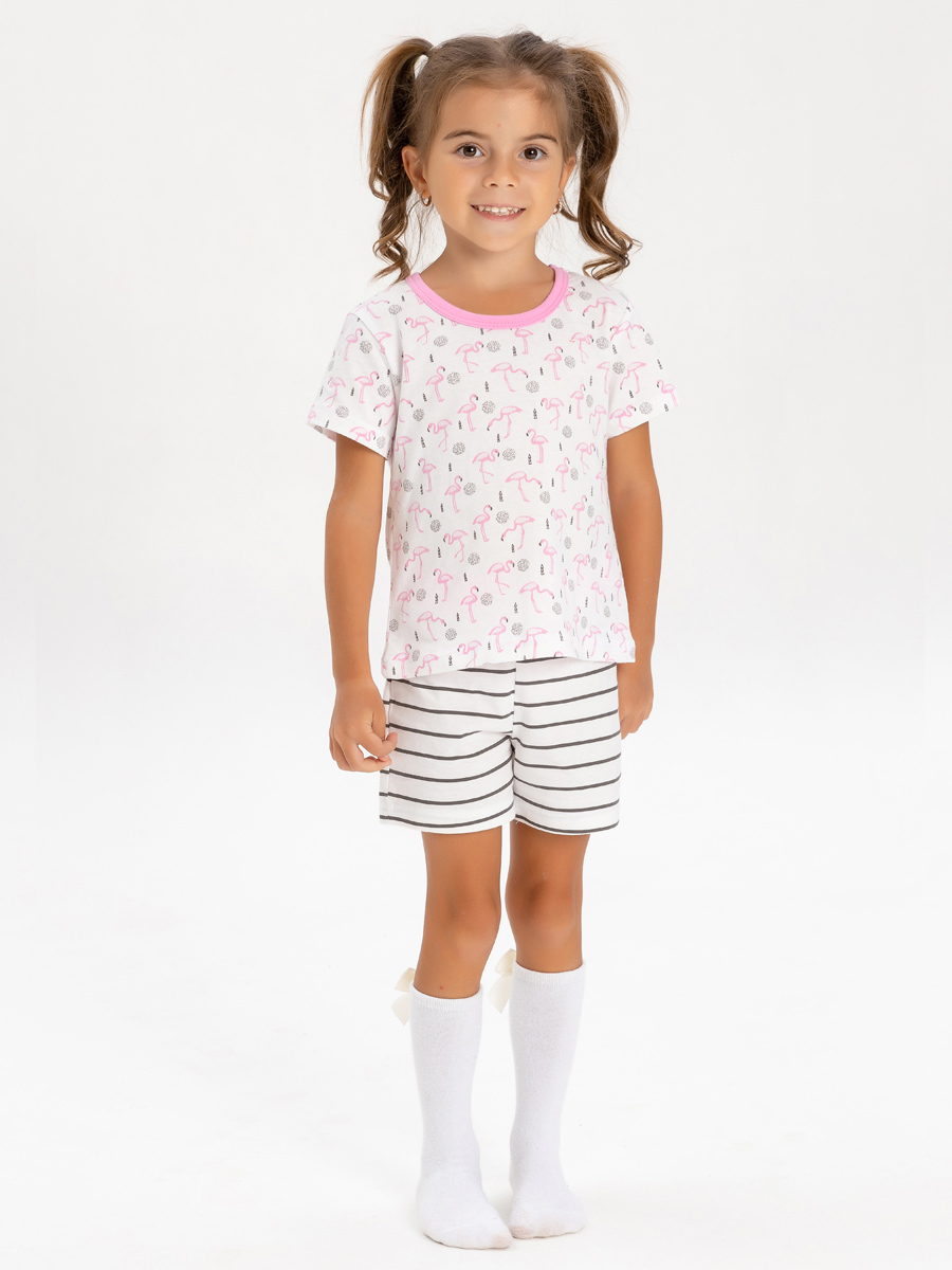 Пижама детская для девочек КотМарКот 762541997 цв. розовый р. 110