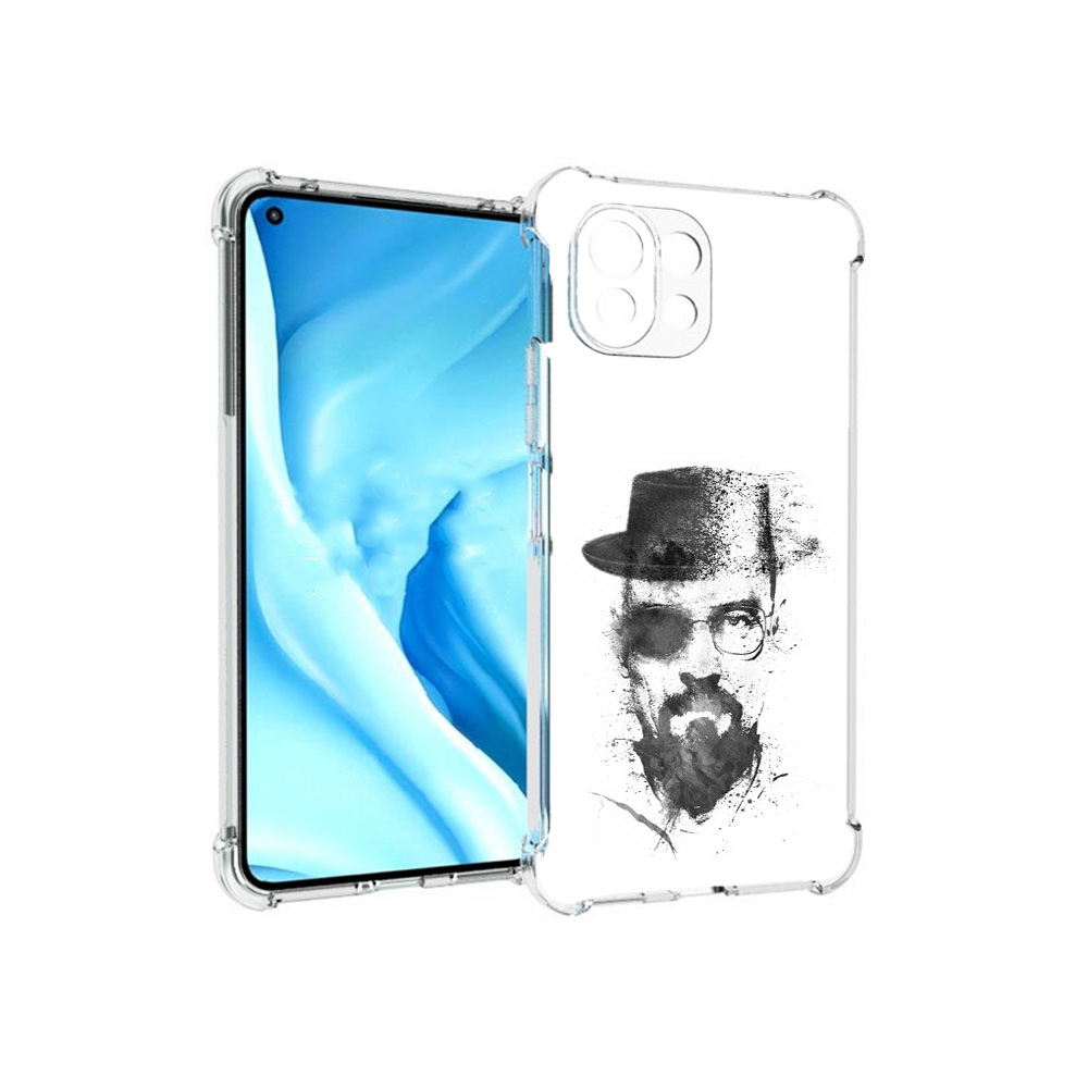 

Чехол MyPads Tocco для Xiaomi Mi 11 Lite загадочный человек (PT159462.256.347), Прозрачный, Tocco