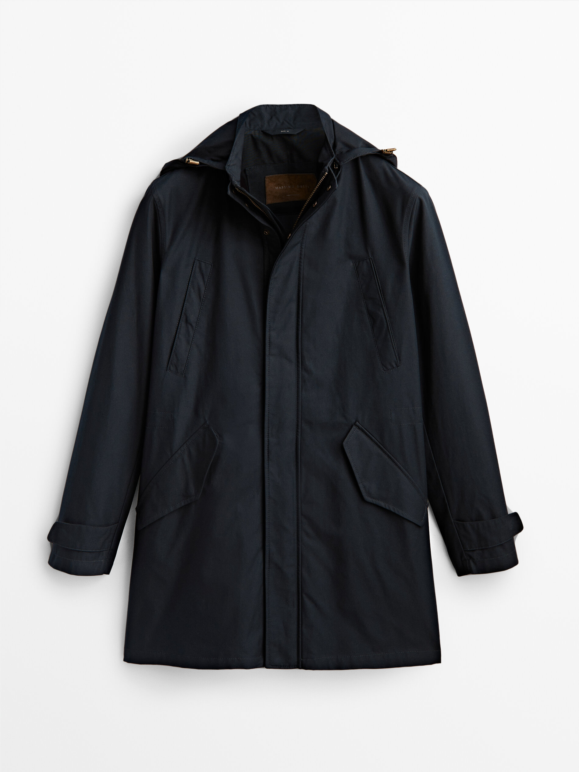 

Куртка мужская Massimo Dutti 03414233401 синяя 2XL, 03414233401