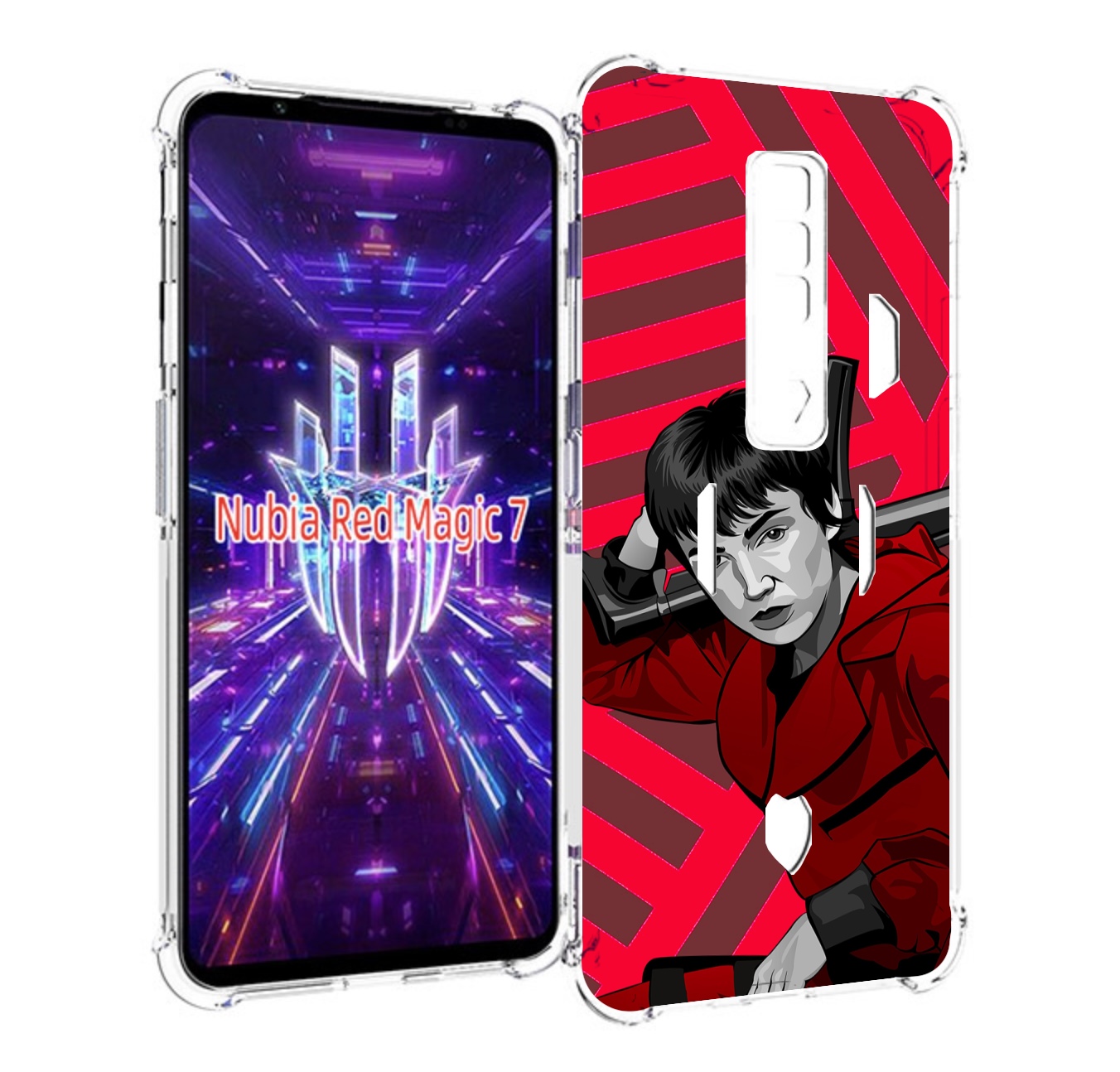 

Чехол MyPads Токио-бумажный-дом для ZTE Nubia Red Magic 7, Прозрачный, Tocco