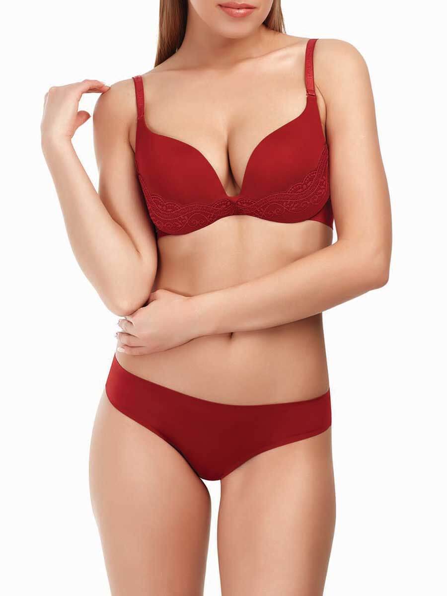 

Трусы женские MARC & ANDRÉ A8-2193 бордовые 40, A8-2193