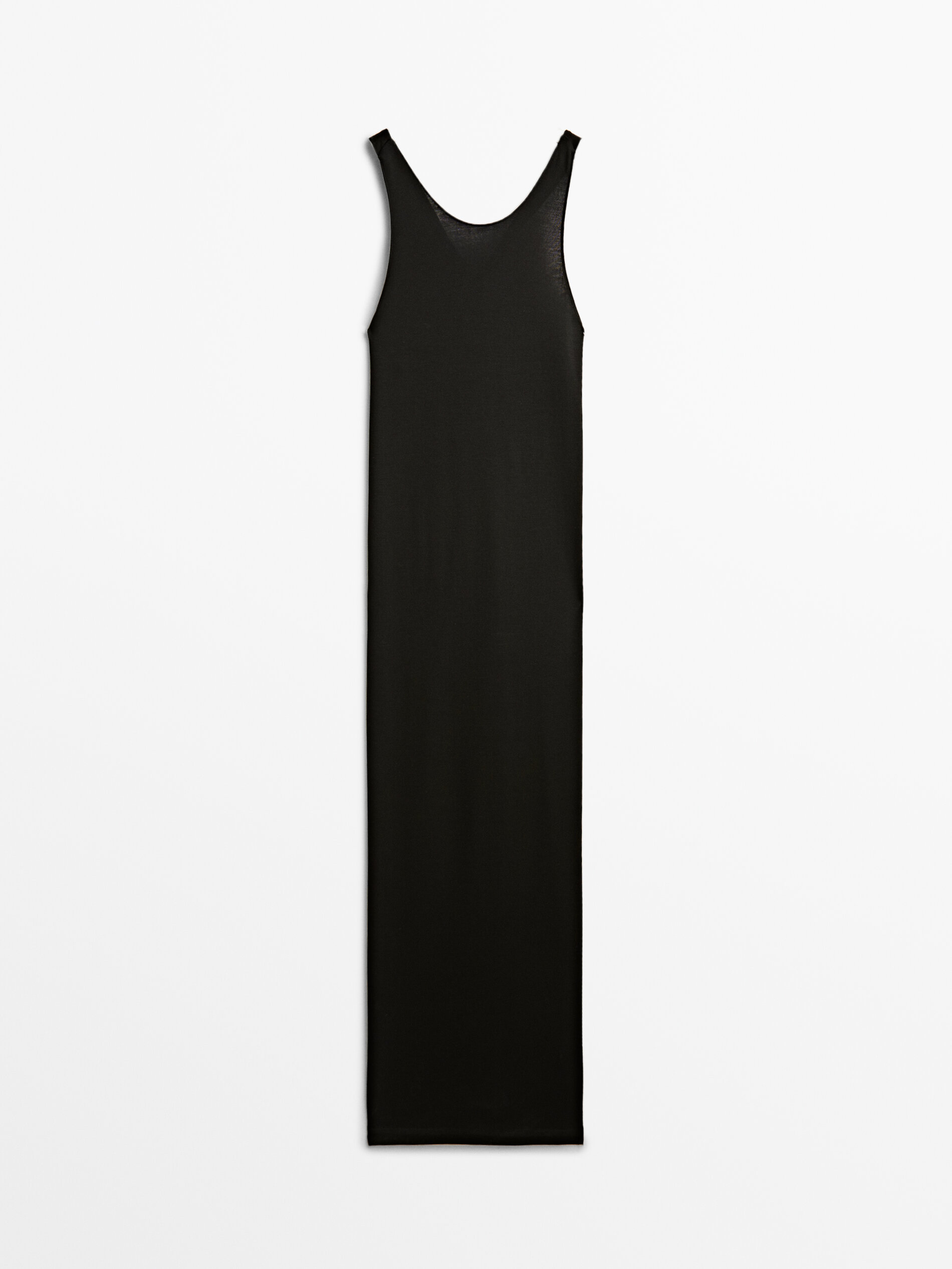 

Платье женское Massimo Dutti 06628754800 черное XS, 06628754800
