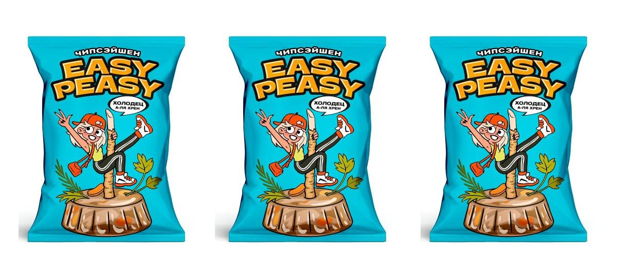 

Чипсы Easy Peasy Холодец а-ля хрен 120г*3 шт.