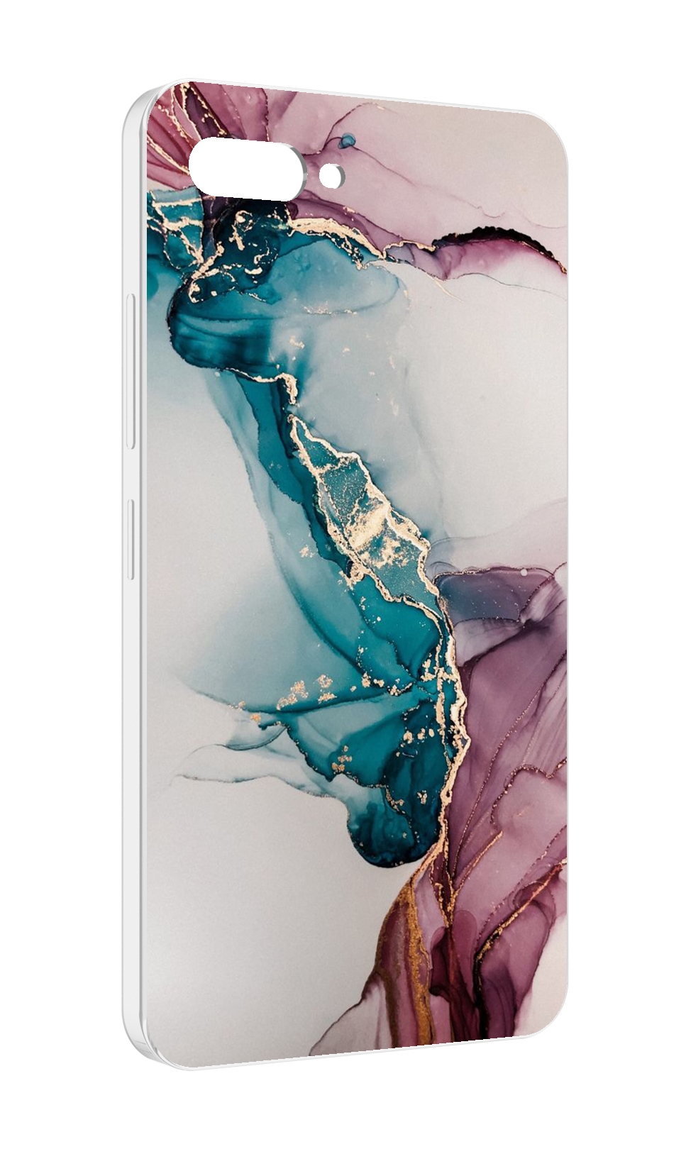 

Чехол MyPads фиолетовый синий краски для ITEL A25 / ITEL A25 Pro / ITEL A35, Прозрачный, Tocco
