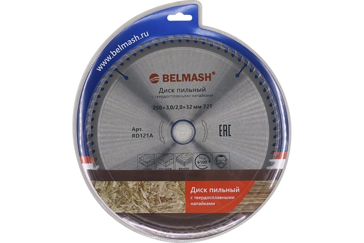 фото Диск пильный belmash 250x3/2x32/30, 72t белмаш