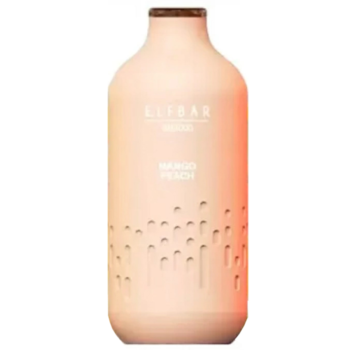 

Одноразовая электронная сигарета с подзарядкой Elf Bar BB3000 Mango Peach, 20 мг