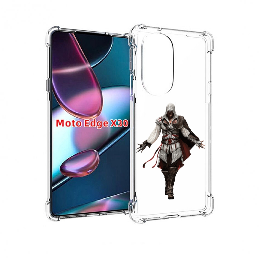 

Чехол MyPads Assassin's-Creed мужской для Motorola Moto Edge X30, Прозрачный, Tocco