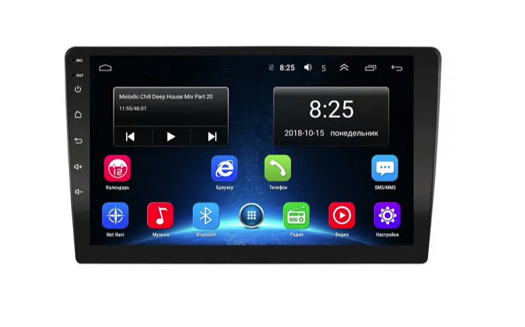 

Автомагнитола универсальная 10", 4+64 ГБ, Android 11 GPS/4G/BT/Wi-Fi/FM/Сенсор/CARPLAY, 464