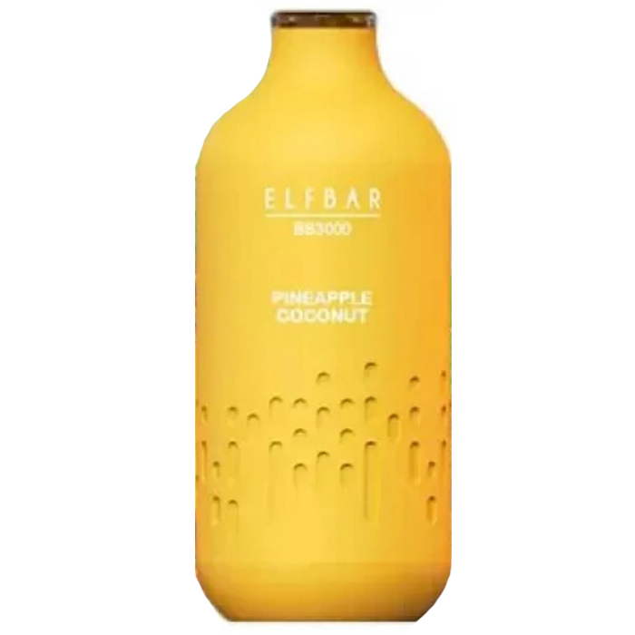 

Одноразовая электронная сигарета с подзарядкой Elf Bar BB3000 Pineapple Coconut, 20 мг