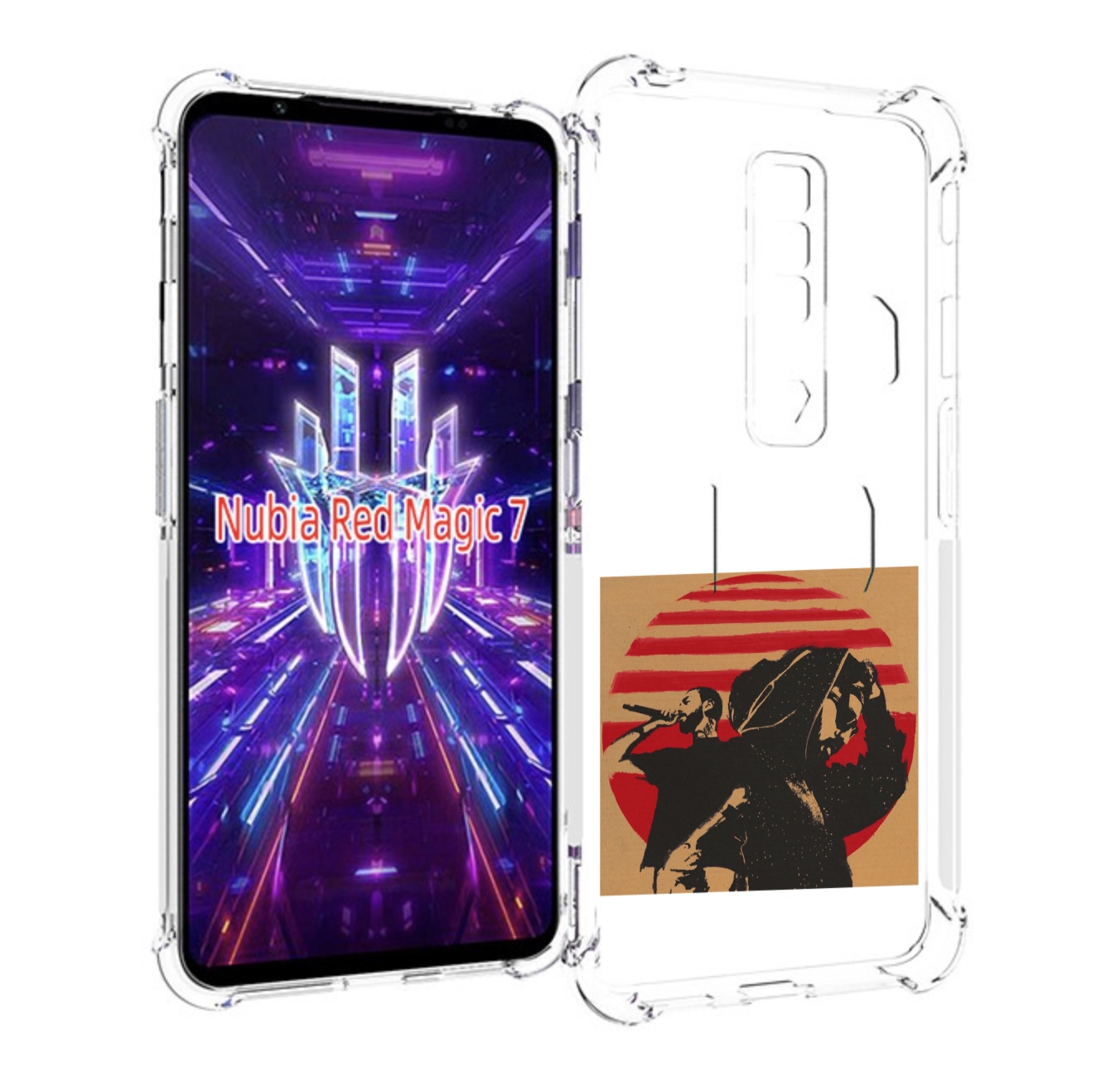 

Чехол MyPads Утопия Мияги и Энди панда для ZTE Nubia Red Magic 7, Прозрачный, Tocco