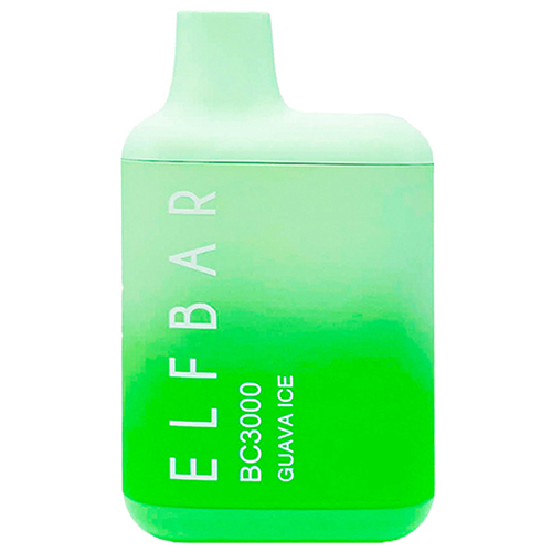 

Одноразовая электронная сигарета с подзарядкой Elf Bar BC3000 Guava Ice, 20 мг