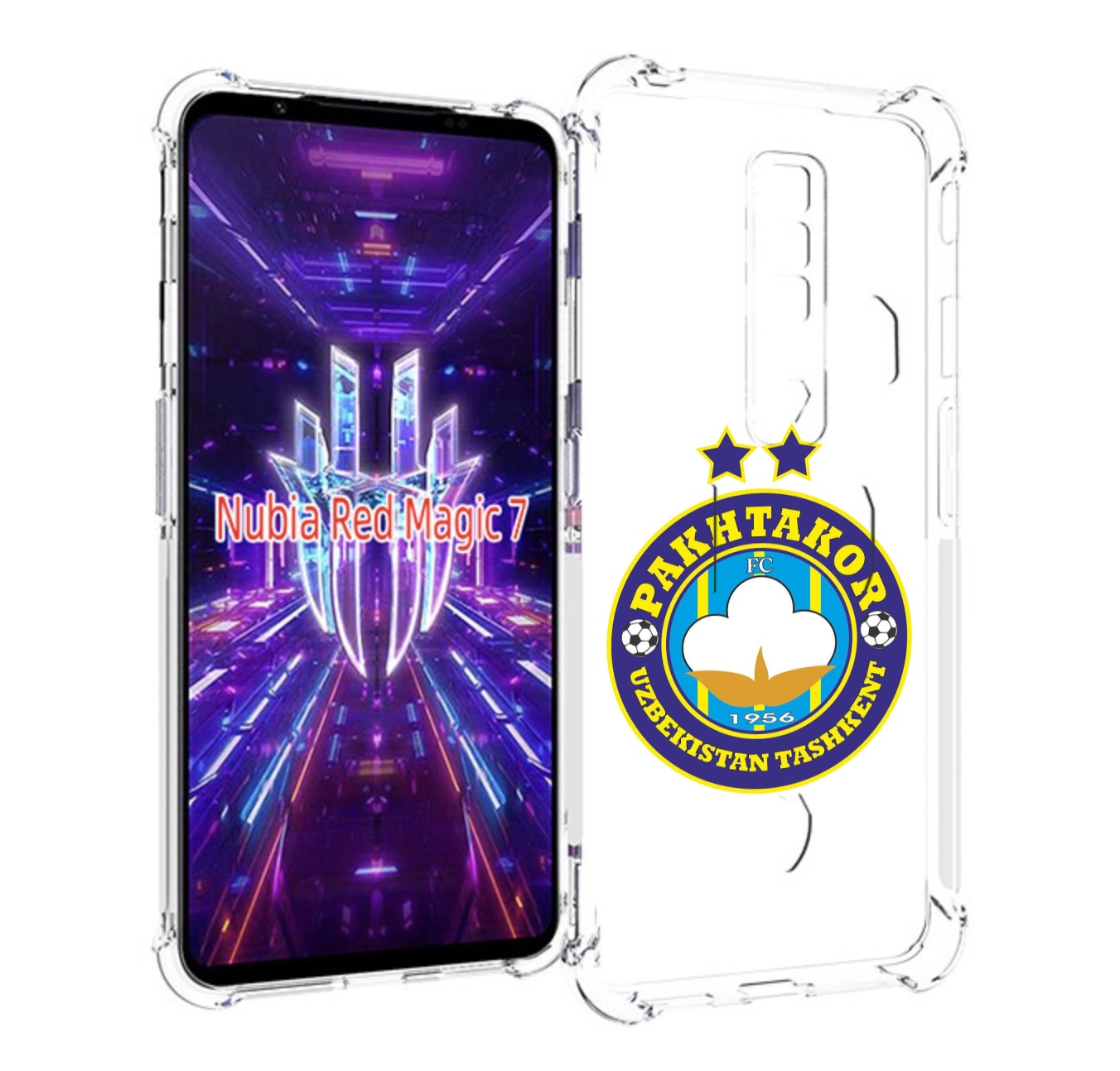 Чехол MyPads Фк Пахтакор Pakhtakor мужской для ZTE Nubia Red Magic 7