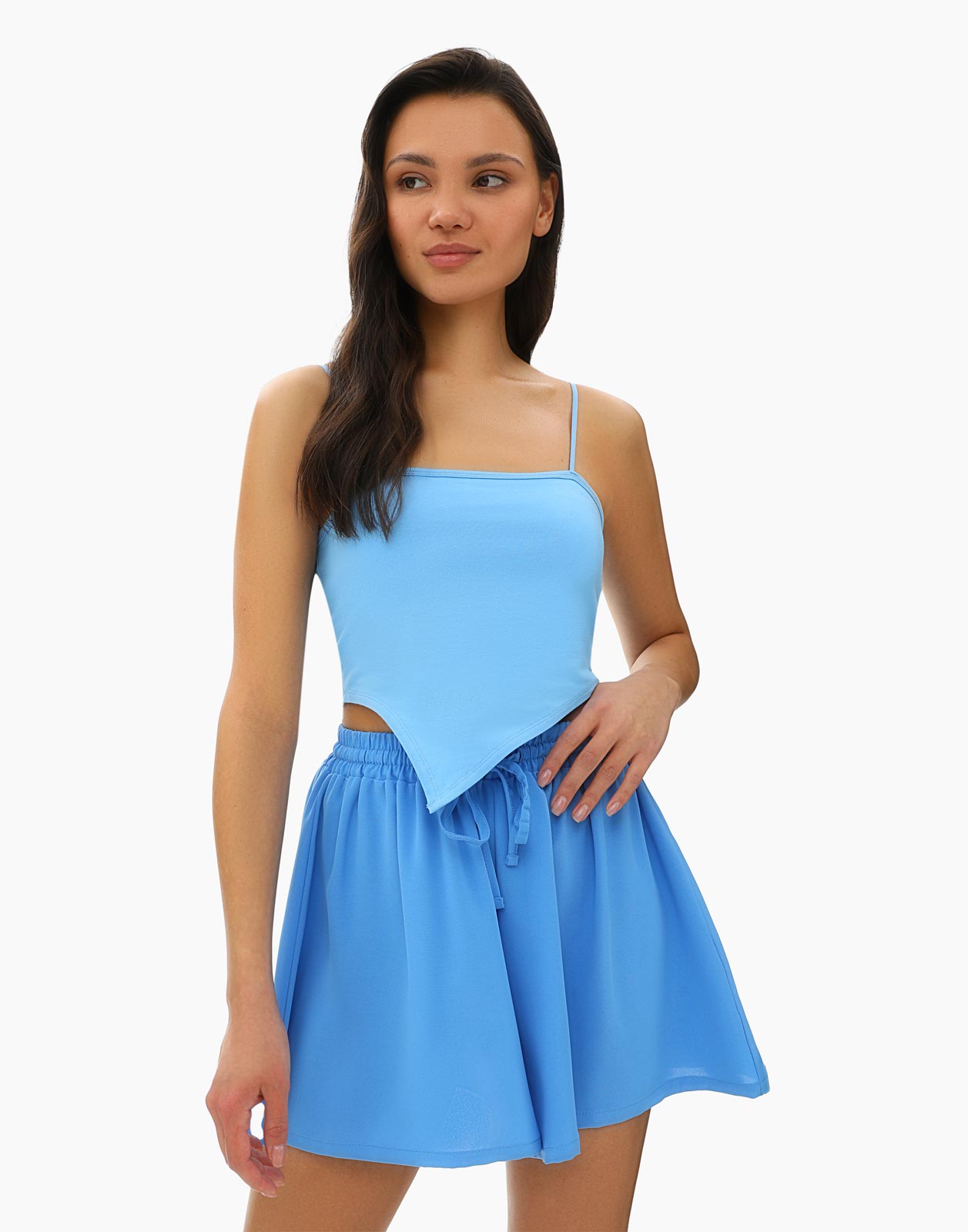 

Шорты женские Gloria Jeans GSH010152 синие L, Синий, GSH010152