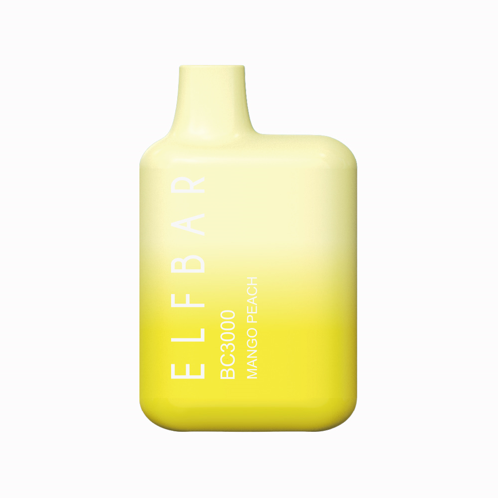 

Одноразовая электронная сигарета с подзарядкой Elf Bar BC3000 Mango Peach, 20 мг