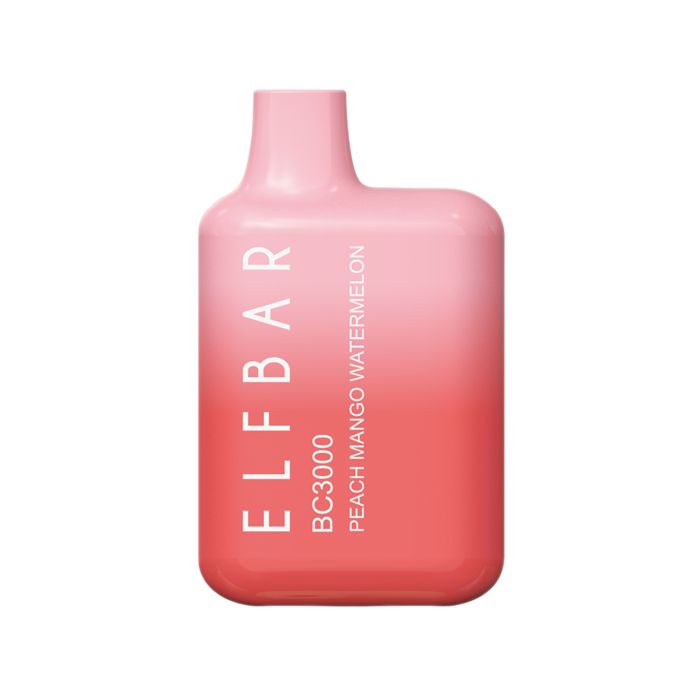 

Одноразовая электронная сигарета с подзарядкой Elf Bar BC3000 Peach Mango Watermelon 20 мг