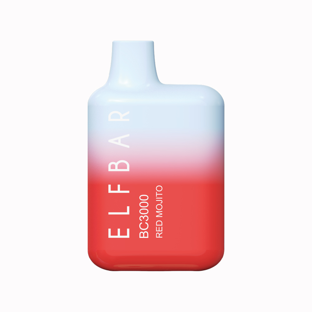 

Одноразовая электронная сигарета с подзарядкой Elf Bar BC3000 Red Mojito, 20 мг