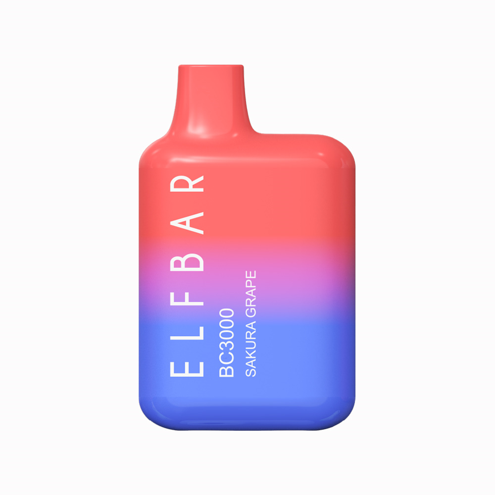 

Одноразовая электронная сигарета с подзарядкой Elf Bar BC3000 Sakura Grape, 20 мг