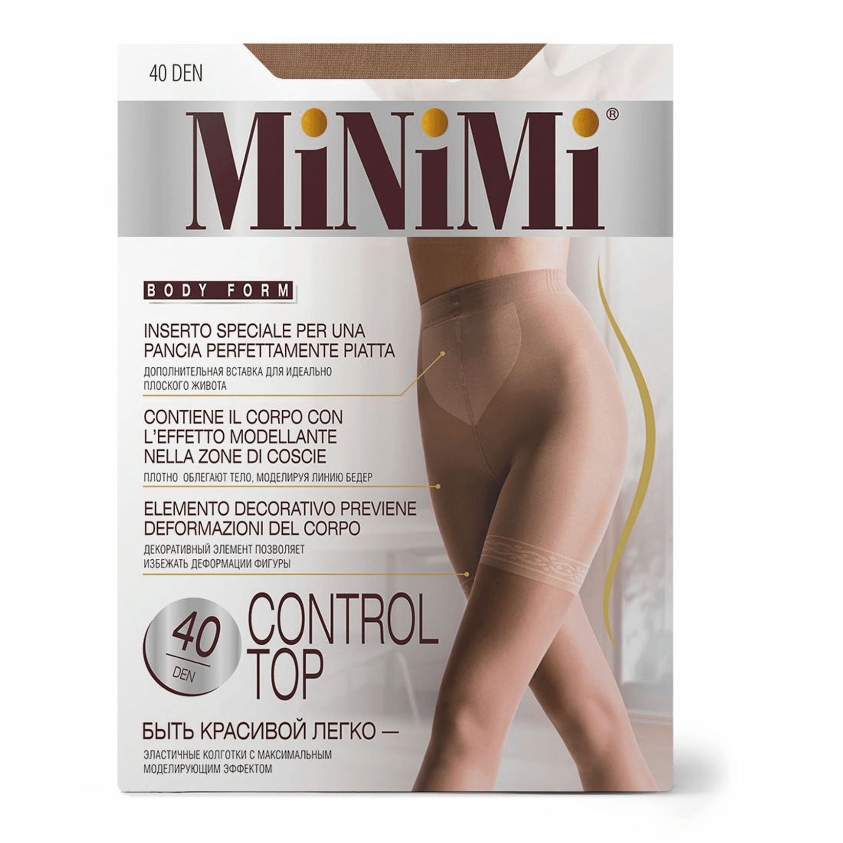 

Колготки женские Minimi разноцветные, Разноцветный