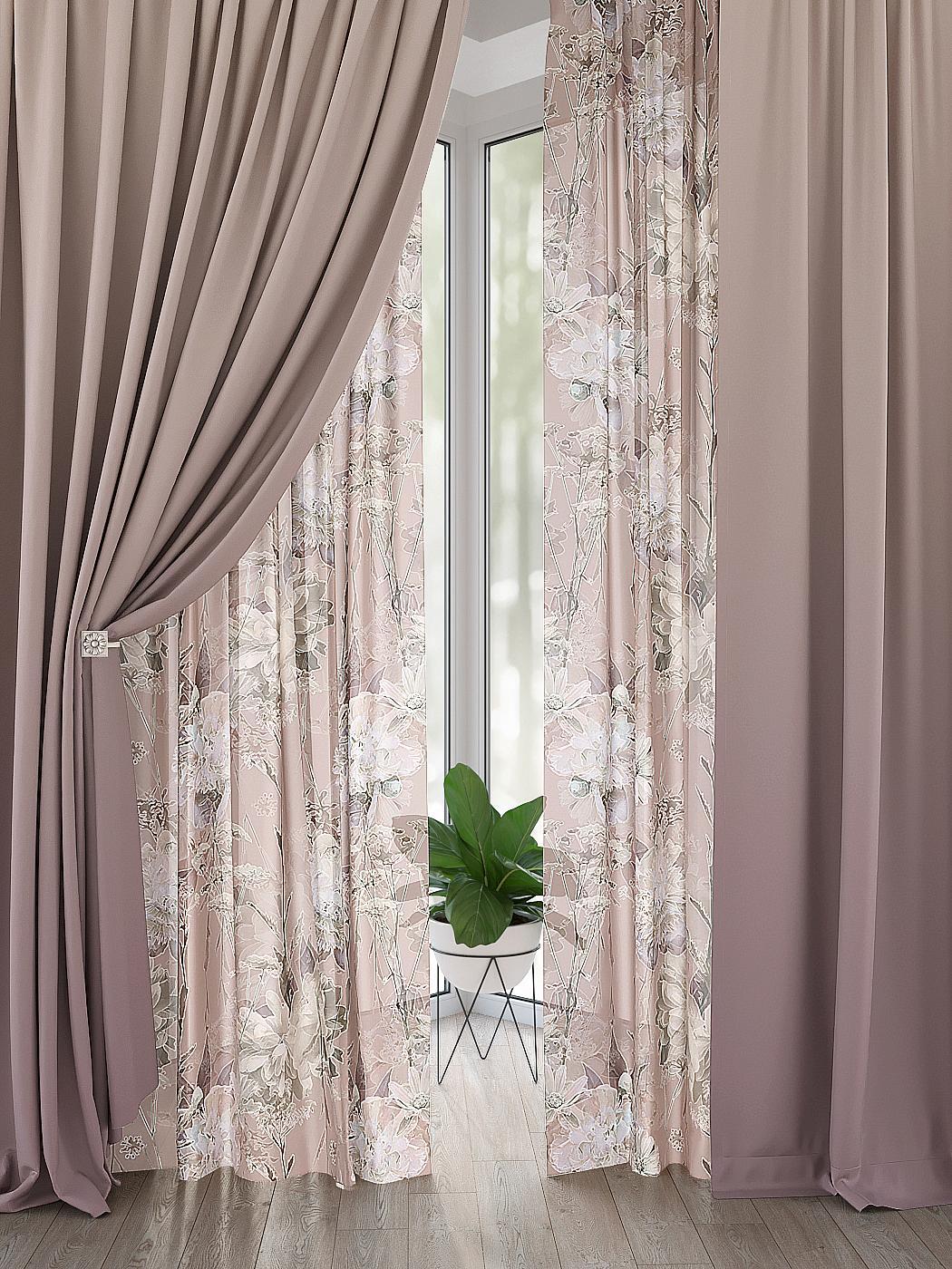 

Комплекты штор AT HOME / шторы в комнату 150х250 см / Денритенс, 554098