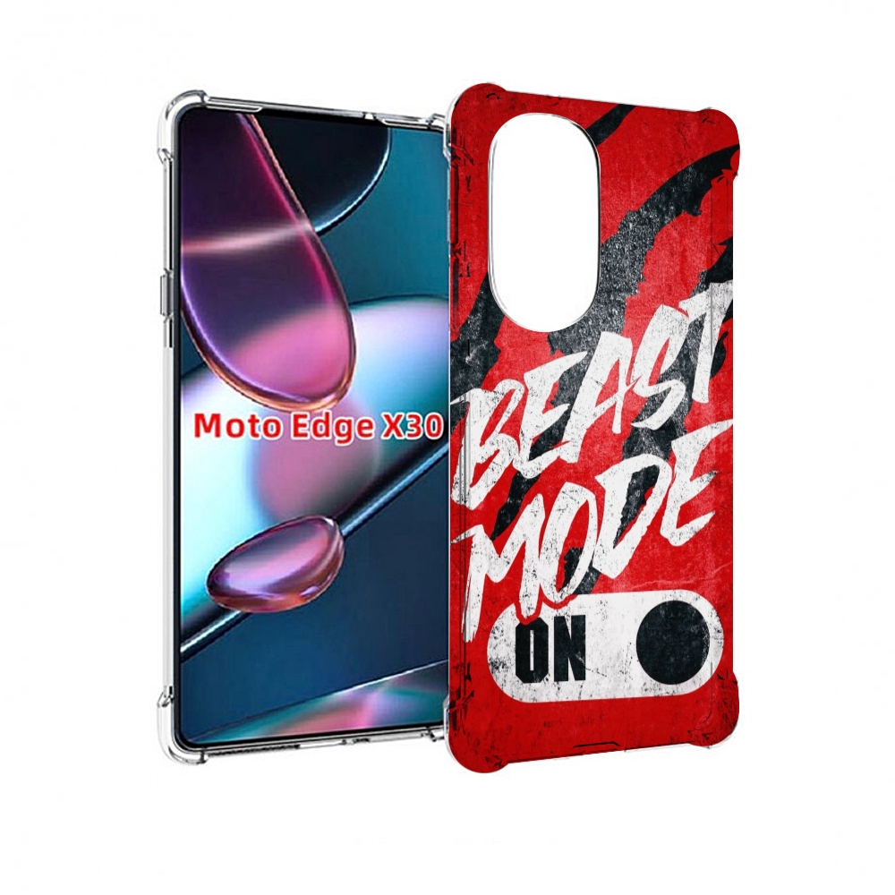 

Чехол MyPads BEAST inside You для Motorola Moto Edge X30, Прозрачный, Tocco