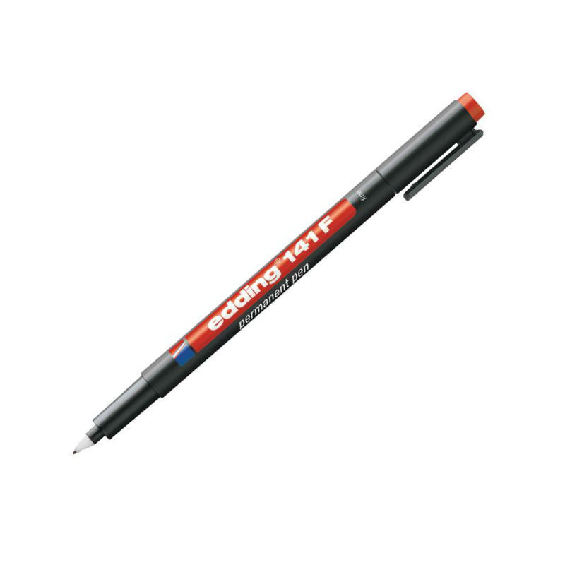 

Маркер для глянц.поверх. EDDING E-141/2 F красный 0,6мм перманент, (2шт.)