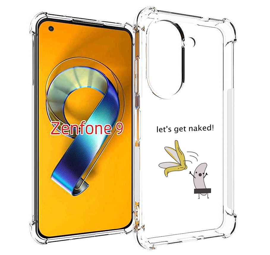 

Чехол MyPads голый-банан для Asus Zenfone 9 (AI2202), Прозрачный, Tocco