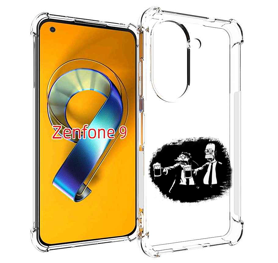

Чехол MyPads гомер пьет для Asus Zenfone 9 (AI2202), Прозрачный, Tocco