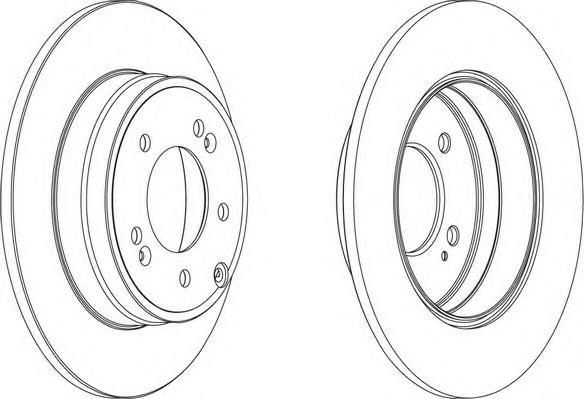 

Тормозной диск FERODO DDF1787