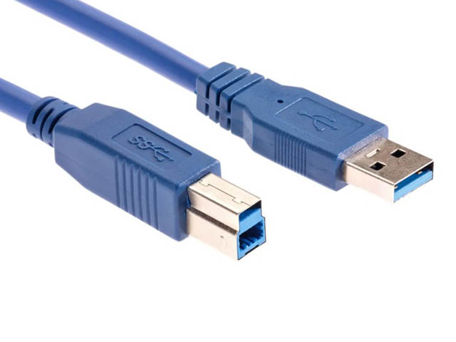 

Аксессуар Telecom USB 3.0 AM - BM 1.8m TUS7070-3M, Голубой, TUS7070-3M