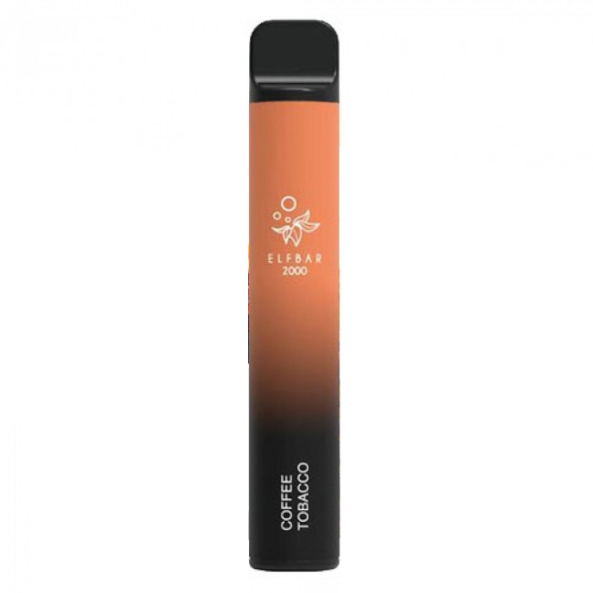 

Одноразовый вейп Elf Bar 2000 Coffee Tobacco, 20 мг