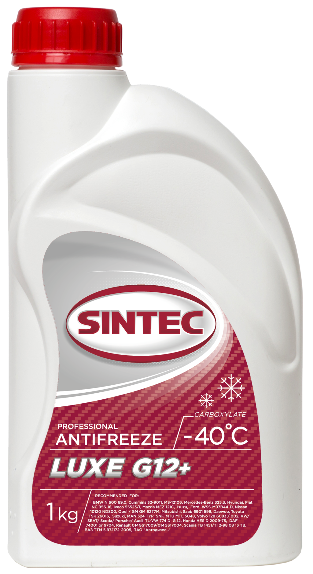 Антифриз SINTEC 990550 G12 red 462₽