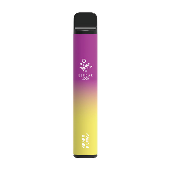 

Одноразовый вейп Elf Bar 2000 Grape Energy, 20 мг