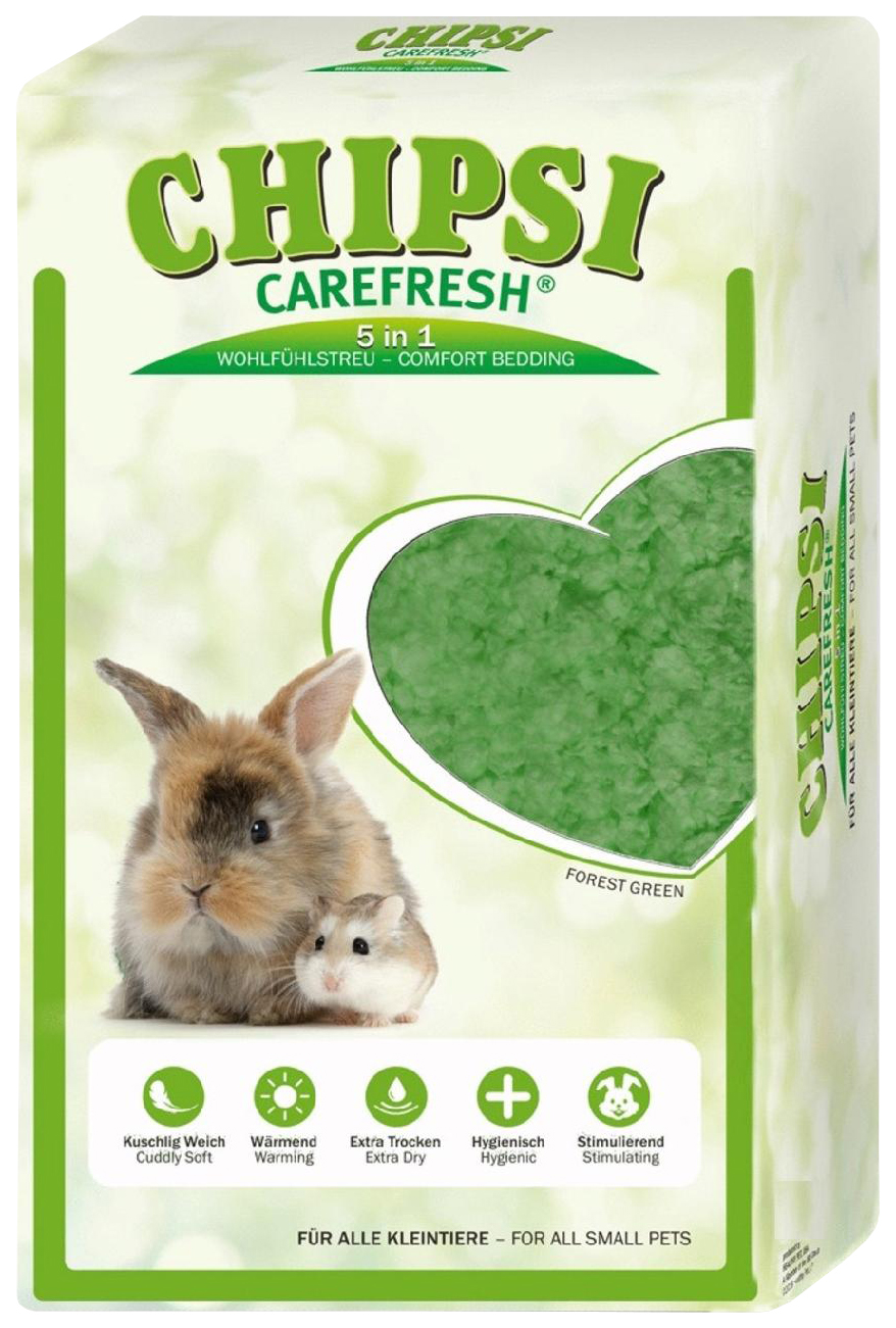 Наполнитель для грызунов Carefresh Chipsi, зеленый, 5 л