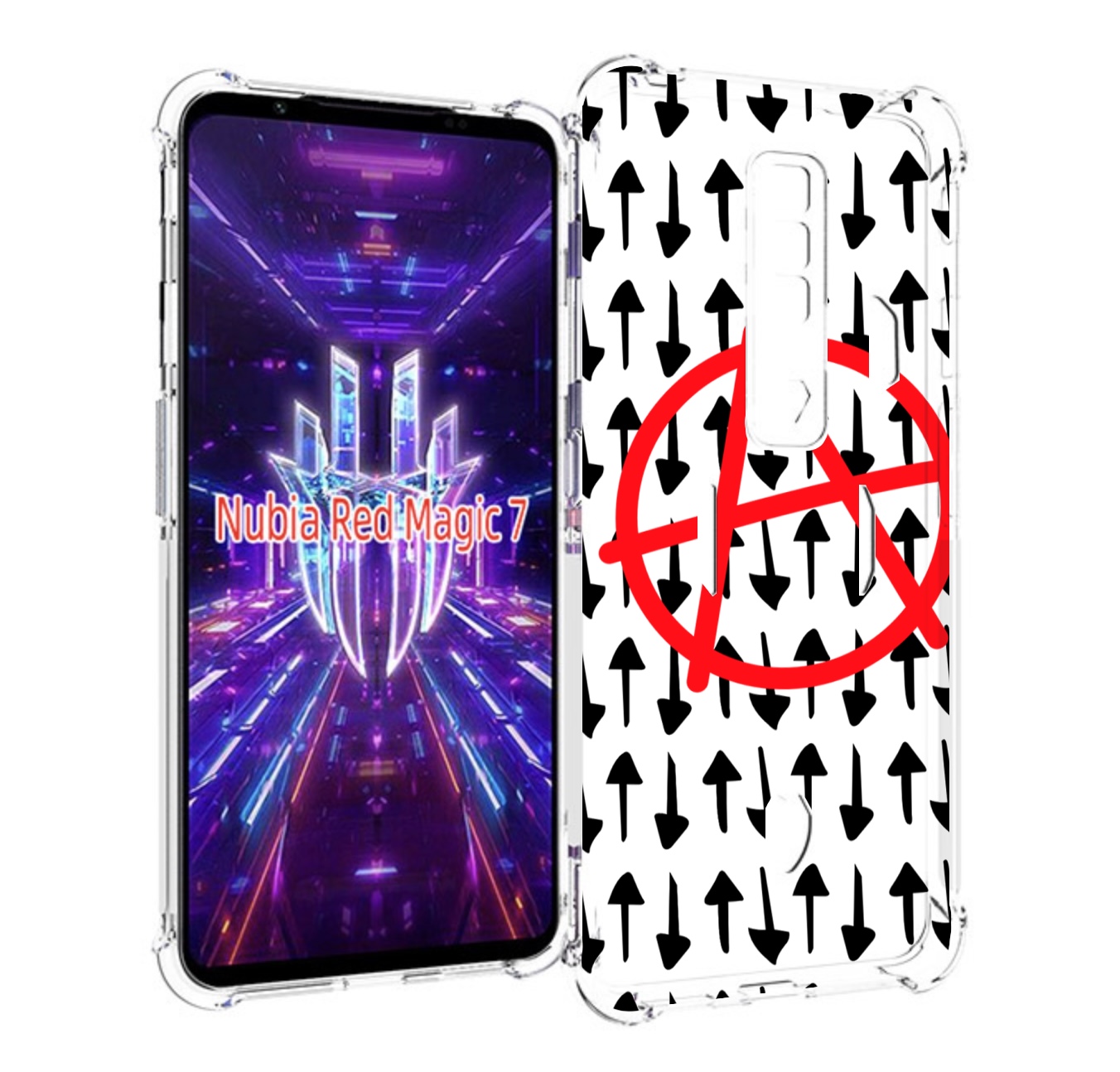 

Чехол MyPads анархия-панк для ZTE Nubia Red Magic 7, Прозрачный, Tocco