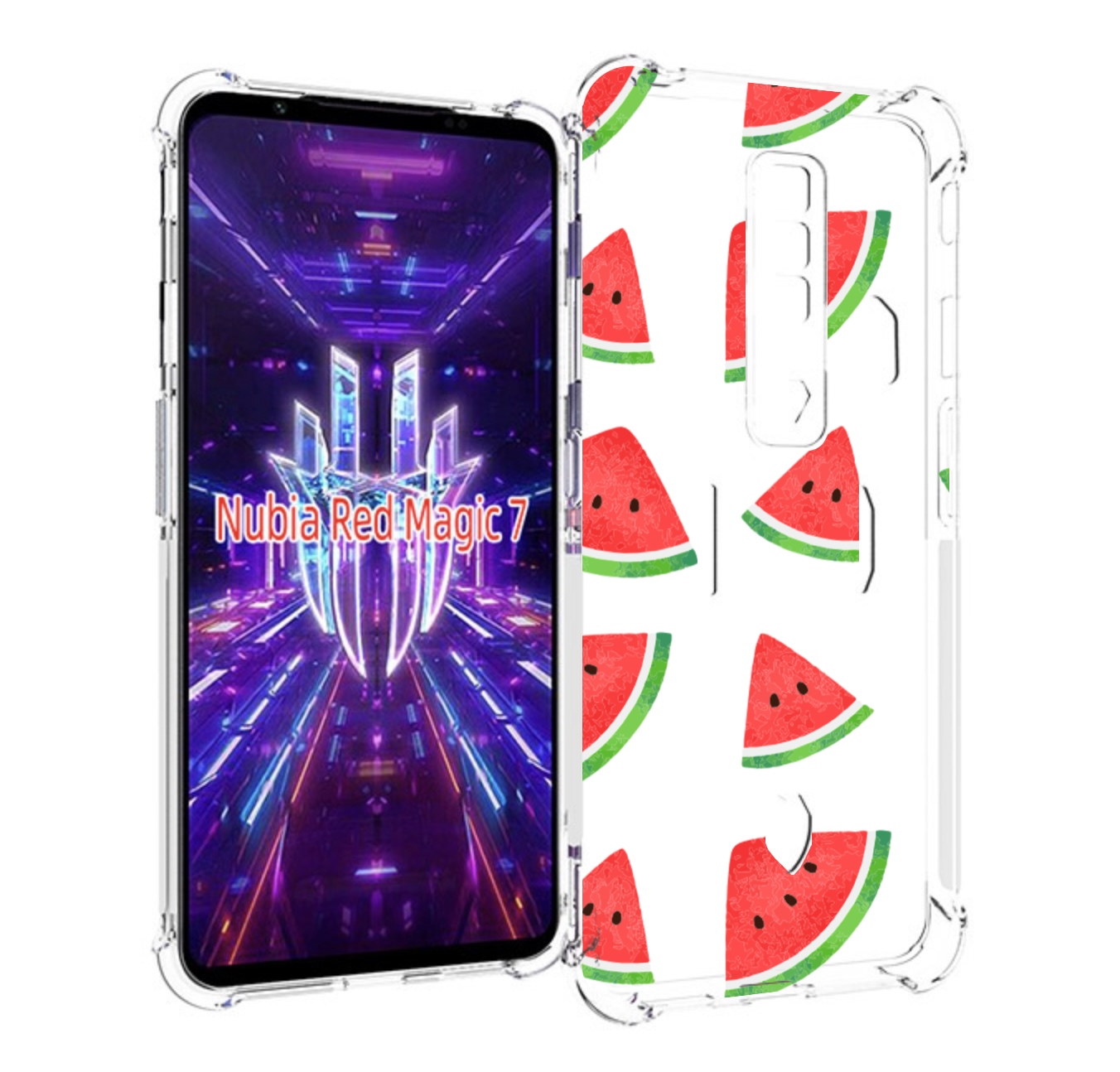 

Чехол MyPads арбузики для ZTE Nubia Red Magic 7, Прозрачный, Tocco