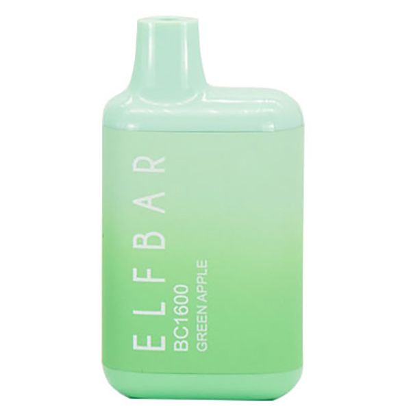 

Одноразовая электронная сигарета Elf Bar BC1600 Green Apple, 20 мг