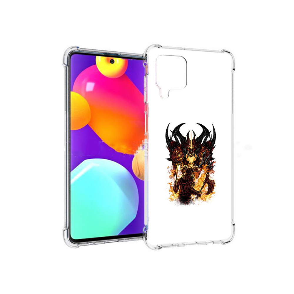 

Чехол MyPads Tocco для Samsung Galaxy M62 демон shadow fiend (PT158430.541.318), Прозрачный, Tocco
