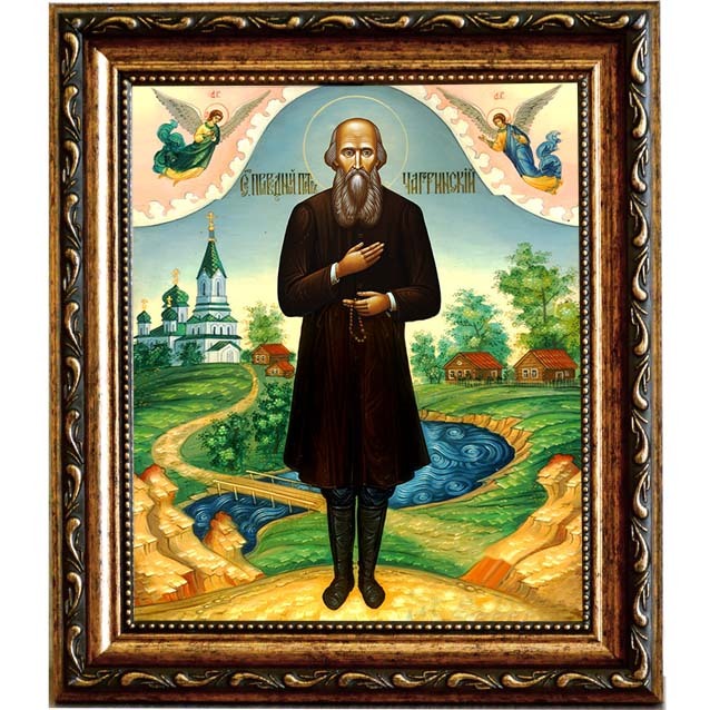 

Петр Чагринский преподобный. Икона на холсте.