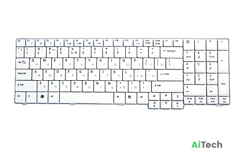

Клавиатура для Acer 9300 9400 7000 5735 6930G Белая p/n: NSK-AFC2R, NSK-AFE0R, NSK-AFF0R