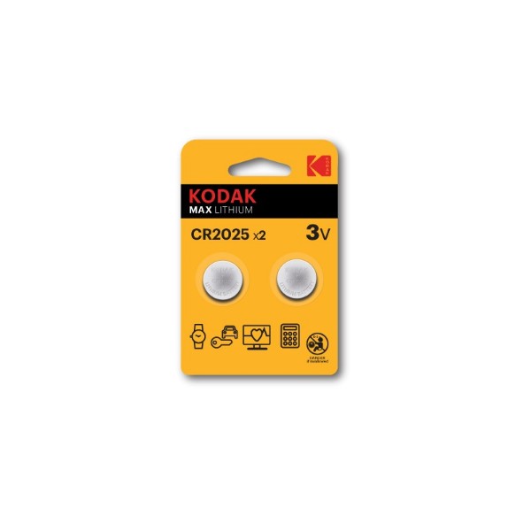 Батарейка Kodak Max Lithium CR2016-2BL