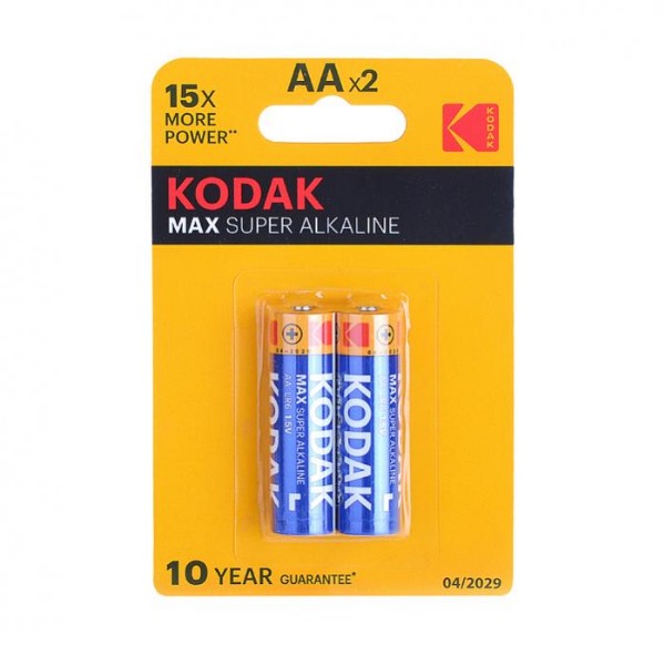 Батарейки Kodak Max Alkaline LR6-2BL AА 2 шт