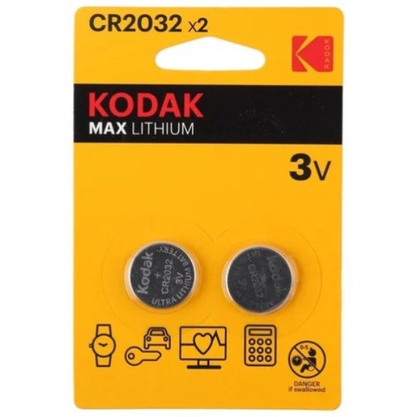 

Батарейки Kodak Max Lithium CR2032-2BL 2 шт
