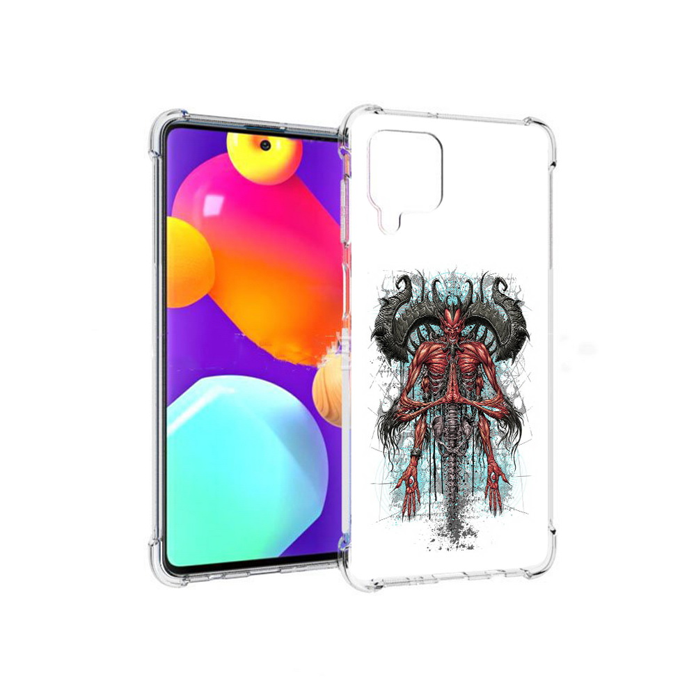 

Чехол MyPads Tocco для Samsung Galaxy M62 дьявол (PT158430.541.340), Прозрачный, Tocco
